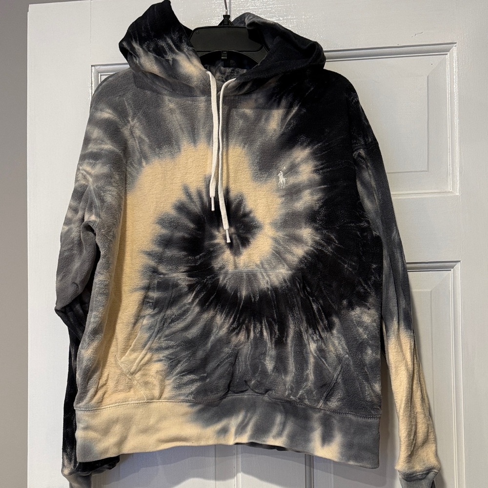 Ralph Lauren Tie-Dye Hoodie with Spiral Design